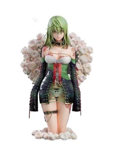 Nsfw Figur Ecchi Figur Anime Figur 1/6 Rose-Mingke Süße Puppe Dekoration Modell Cartoon Spielzeug Figur Anime Girl Serie 24 cm/9,4 Zoll von AnimaFg