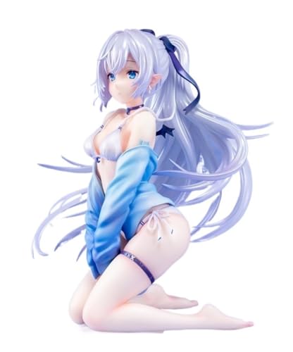 Nsfw Figur Ecchi Figur Anime Figur 1/7 Aqkua-chan Kniende Haltung Niedliche Puppe Dekoration Modell Cartoon Spielzeug Figur Anime Girl Serie 16 cm/6,2 Zoll von AnimaFg