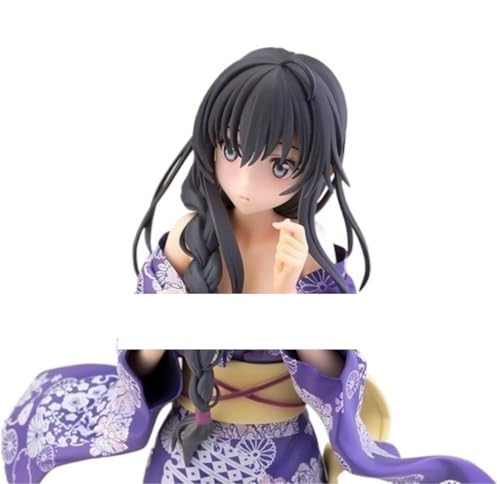 Nsfw Figur Ecchi Puppe Anime Kimono Yukata Mädchen Charakter Niedliche Puppe Modell Cartoon Anime Figur Mädchen 18+ Unzensierte Sammlung Geschenk Modell Spielzeug 25 cm/9,8 Zoll von AnimaFg