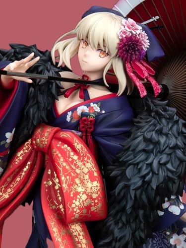 Saber Alter Kimono 1/7 ECCHI Figur/Hentai Figur/Anime Figur/Anime Statue/Sammelmodell/Bemaltes Charaktermodell/Puppe/Geschenk 27 cm von AnimaFg