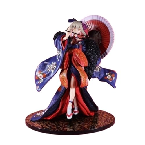 Saber Alter Kimono 1/7 ECCHI Figur Hentai Figur Anime Figur Anime Statue Sammlerstück Modell Gemalt Charakter Modell Puppe Geschenk 27 cm/10,6 Zoll von AnimaFg