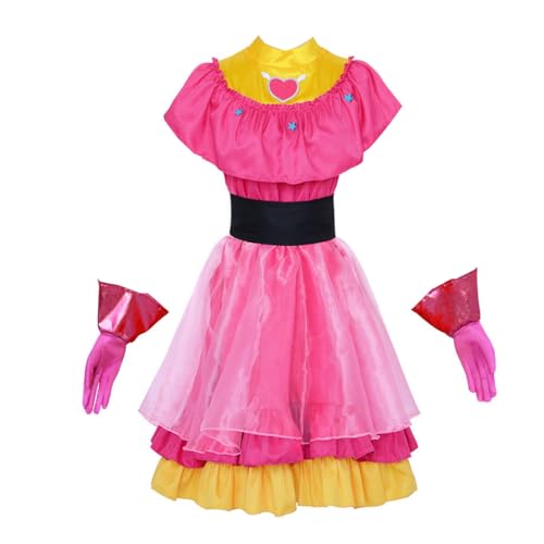 Ai Hoshino Cosplay-Kostüm, Kleid für Damen und Mädchen, Oshi No Ko Anime Lolita, Anzug-Outfit-Set (Rosa, L) von Animationart