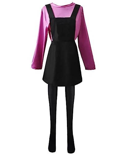 Animationart The Owl Cos House Amity Cosplay Kostüm Kleid Outfits Weiblich Mädchen Halloween Karneval Anzug (Schwarz, M) von Animationart