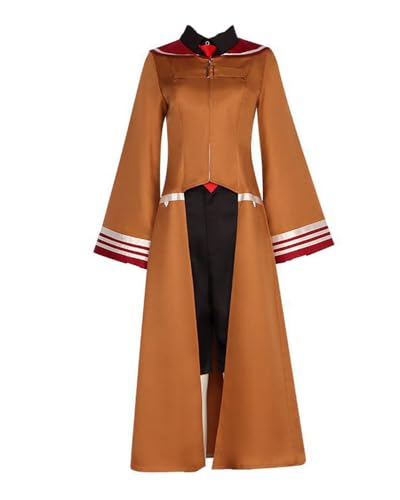 Anime Ancient Magus' Bride Elias Ainsworth Chise Hatori Cosplay Kostüm Uniform Party Set (Braun, Maßanfertigung) von Animationart