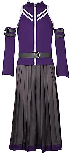 Anime Cos Feenschwanz, Cosplay-Kostüm, Outfit für Halloween, Weihnachtsuniform (Lila, XXXL) von Animationart