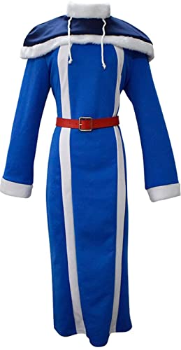 Anime Fairy Tail Juvia Lockser Cosplay Kostüm Damen Halloween Party Blau Outfits Kleid (Blau, XS) von Animationart