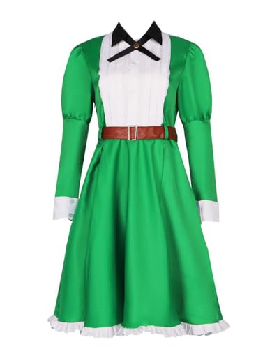 Anime Iwanaga Kotoko Cosplay-Kostüm für Damen, Kleid, grüner Anzug, Outfit, Halloween-Party-Kleidung (grün, klein) von Animationart