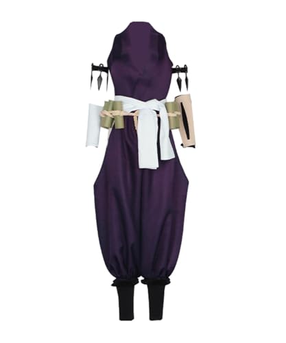 Anime Jigoku Raku Hell's Paradise Cosplay Yuzuriha Cosplay Kostüm Karneval Party Uniform (Lila, XS) von Animationart