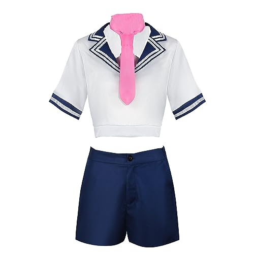 Anime Oshi No Ko Cosplay Tendōji Sarina Kostüm Kurokawa Akane Mädchen Halloween Schuluniform (Größe XL, Weiß) von Animationart