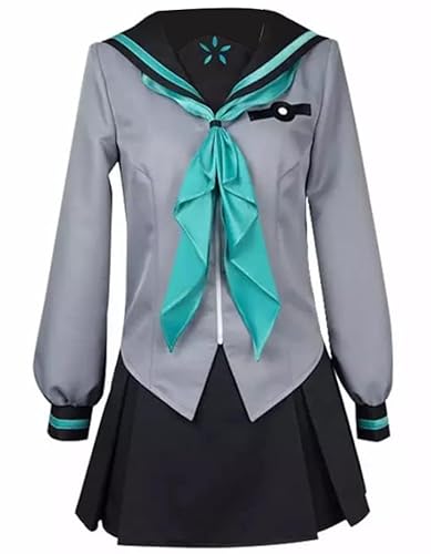 Anime Seraph of The End Cos Hiiragi Shinoa Cosplay Kostüm Mädchen Uniformen Party (Grün, L) von Animationart