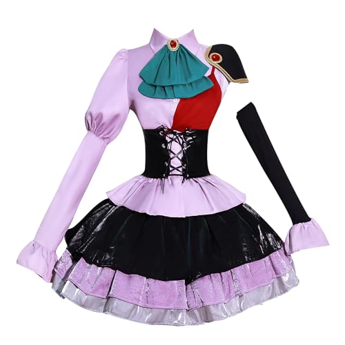 Anime Takanashi Rikka Cosplay Love Chunibyo Other Delusions Kostüm Uniformen Halloween (Lila, XX-Large) von Animationart