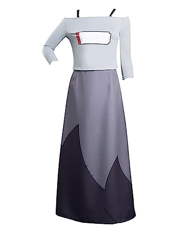 Anime The Owl House Cosplay-Kostüm, Lilith-Outfits, Kleid für Damen und Erwachsene, Halloween-Sets (Grau, XL) von Animationart