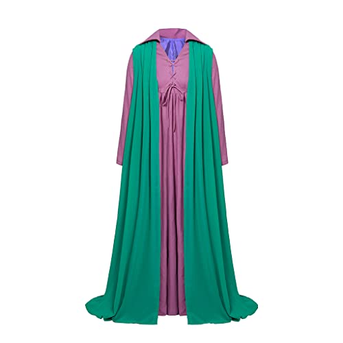 AnimeDiycos Bewitched Endora Cosplay Kostüm Damen Endora Hexenkostüm Kleid Anzug L von AnimeDiycos