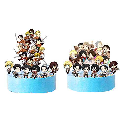 14 Stück Kuchendekorationen AOT Happy Birthday Party Supplies Anime Figuren Cupcake Dekorationen für Jungen 14 Stück Kuchendekorationen AOT Happy Birthday Party Supplies Anime Figuren Cupcake Dekorationen für Jungen von Anjinguang