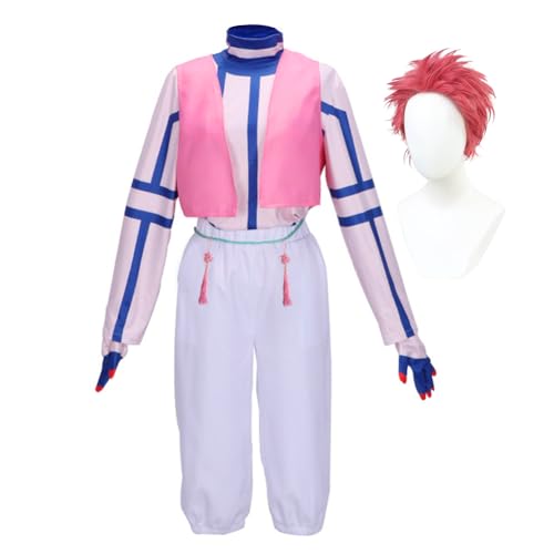 Anime Charakter Akaza Cosplay Kostüm Komplettset,Akaza Oberteil Hose Weste COSPLAY Uniform Outfit,Halloween Party Comic Con Fancy Dress Anzug von Anjinguang