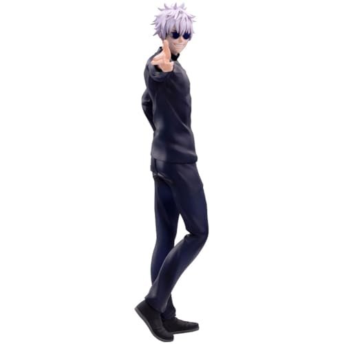 Anime JJK Figur Gojo Satoru Action Figur Statue,Gojo Satoru Figurine PVC Modell Sammlerstück Auto Desktop Dekoration Geschenke von Anjinguang