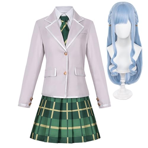 Anime-Kostüm Anon Chihaya Takamatsu Tomori, Jacke, Hemd, Rock, Outfits, Cosplay, Uniform, Japan-Schuluniform, Halloween-Kostüm für Damen von Anjinguang