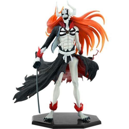 Anime Kurosaki Ichigo Figure,Blackened Version 33cm Kurosaki Ichigo Action Figur,Standing Pose Model Statue Desktop Decoration Ornament Collection von Anjinguang