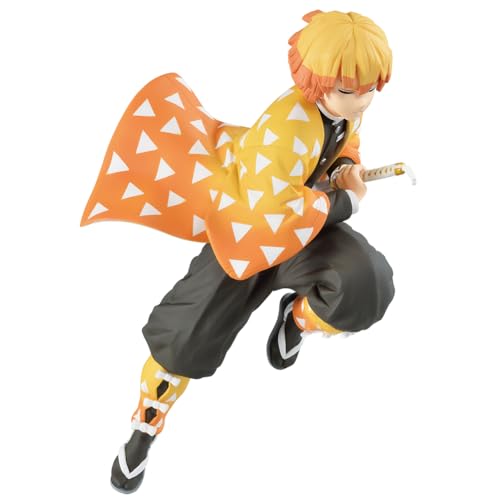 Anime Manga Figurien Agatsuma Zenitsu Action Figur Statue Battle Form 13cm PVC Sammlerstück Ornament für Schreibtisch von Anjinguang