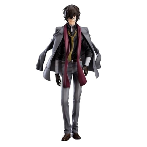 Anjinguang Anime Bungo Stray Dogs Figur, Dazai Osamu Actionfigur, PVC, Cartoon, Manga, Statue, Modell-Fans, Sammlerfigur, Raumdekoration, Ornament, 23 cm von Anjinguang