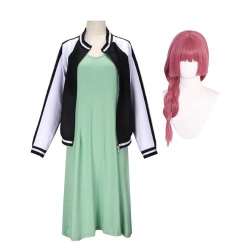 Anjinguang Anime Hiroi Kikuri Cosplay-Schuluniformjacke, grünes Kleid, Halloween-Kostüm, Erwachsenenkostüm-Outfit von Anjinguang