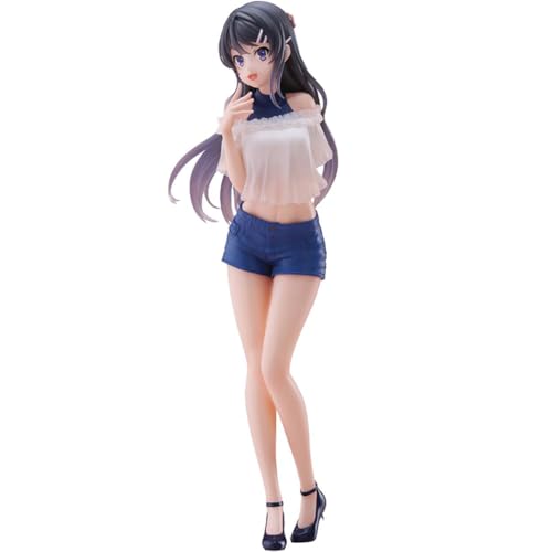 Anjinguang Anime Mai Figur, Mai-Can Stehpositionsmodell, niedliche Mädchen, PVC-Actionfigur, Statue, Sammlerstück, Heimdekoration, Geschenk, 31 cm Anjinguang Anime Mai Figur, Mai-Can Stehpositionsmodell, niedliche Mädchen, PVC-Actionfigur, Statue, Sammlerstück, Heimdekoration, Geschenk, 31 cm von Anjinguang