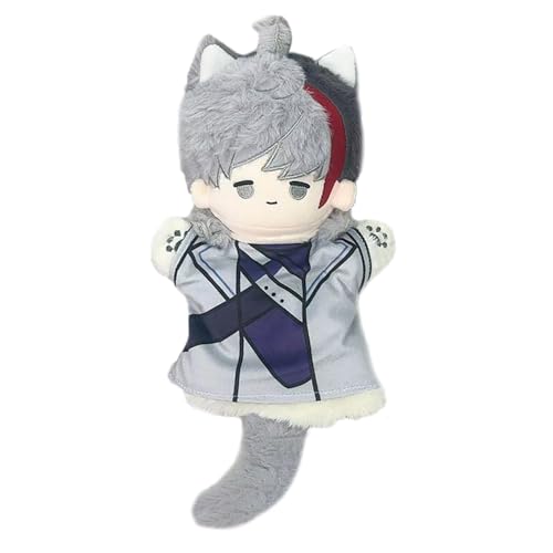 Anjinguang Arknights Figur Anime Kissen Młynar/Texas/Thorns Handpuppe Gefülltes weiches Kissen Weihnachtsdekoration Geschenke 25CM von Anjinguang