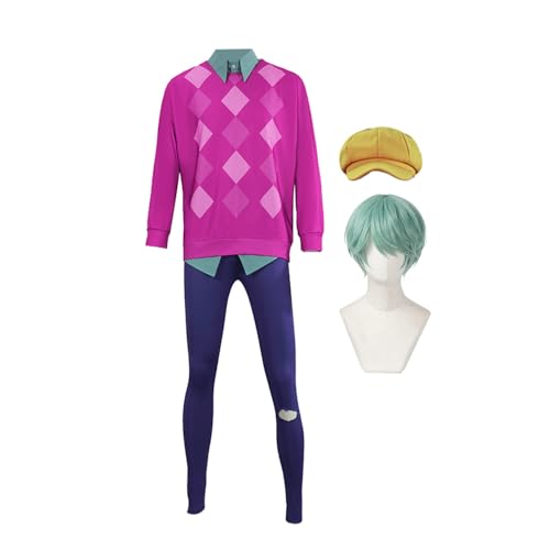 Anjinguang Baby Saja Cosplay Kostüm, Baby Saja Kostüm Hut Hemd Kragen Uniform Full Set Halloween Karneval Party Outfits Anjinguang Baby Saja Cosplay Kostüm, Baby Saja Kostüm Hut Hemd Kragen Uniform Full Set Halloween Karneval Party Outfits von Anjinguang