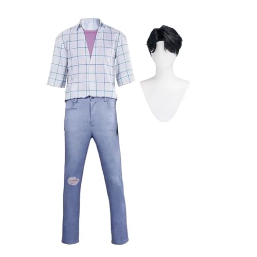 Anjinguang Baby Saja Jinu Cosplay Kostüm, Baby Saja Kostüm Hemd Kragen Uniform Full Set Halloween Karneval Party Outfits Anjinguang Baby Saja Jinu Cosplay Kostüm, Baby Saja Kostüm Hemd Kragen Uniform Full Set Halloween Karneval Party Outfits von Anjinguang