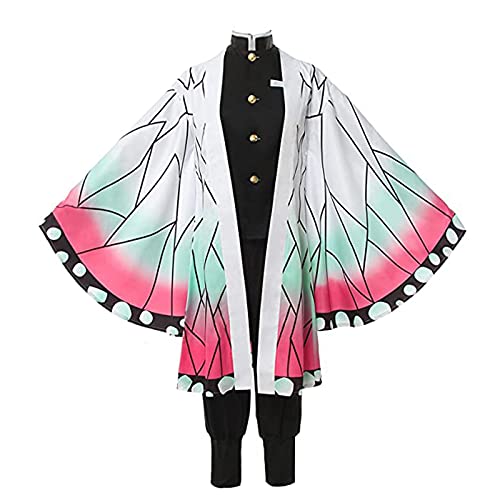 Anjinguang Cosplay Anzug Verkleidung Kochou Shinobu Kimono Outfit Halloween Cosplay Kostüm Party Karneval Comic Festivals Party Robes für Frauen Mädchen von Anjinguang