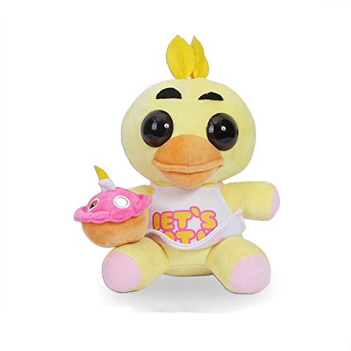 Anjinguang FNAF Plushies – Fre-ddy Plüsch – alle Charaktere (17,8 cm) – Five Nights FNAF Plüschpuppe: Springtrap, Foxy, Bonnie, Hase, Marionette, Chica Plüsch – Kinderpuppe – Geschenke für FNAF Fans von Anjinguang