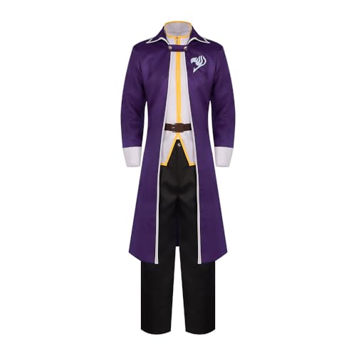 Anjinguang Graues Fullbuster-Cosplay-Kostüm, Anime, Lila, Cosplay-Kleid, Uniform, Hemd, Faltenrock, komplettes Set, Halloween-Party-Outfit Anjinguang Graues Fullbuster-Cosplay-Kostüm, Anime, Lila, Cosplay-Kleid, Uniform, Hemd, Faltenrock, komplettes Set, Halloween-Party-Outfit von Anjinguang