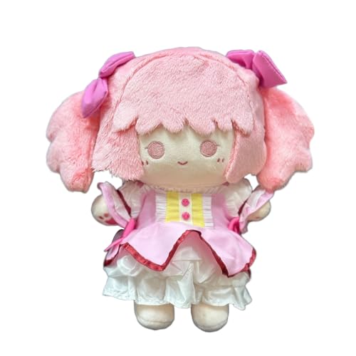 Anjinguang KanameMadoka Plüschfigur, 20 cm, niedliche Anime-Plüschpuppe, Cosplay-Requisiten, weich gefüllt, Kissen-Kollektion, Geschenk für Fans Anjinguang KanameMadoka Plüschfigur, 20 cm, niedliche Anime-Plüschpuppe, Cosplay-Requisiten, weich gefüllt, Kissen-Kollektion, Geschenk für Fans von Anjinguang