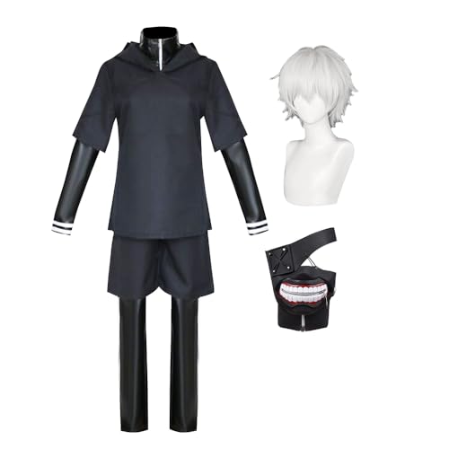 Anjinguang Kaneki Ken Cosplay Kostüm Kaneki Ken Anime Cosplay Schwarze Jacke Uniform Anzug Erwachsene Halloween Outfits Anjinguang Kaneki Ken Cosplay Kostüm Kaneki Ken Anime Cosplay Schwarze Jacke Uniform Anzug Erwachsene Halloween Outfits von Anjinguang