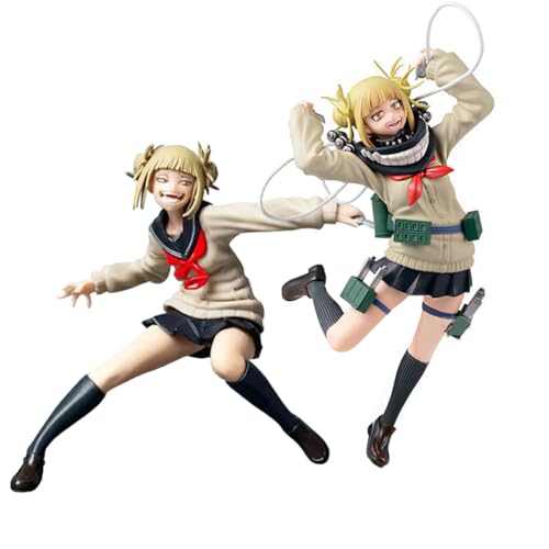 Anjinguang MHA Figur, 2 Stück/Set Toga Himiko Actionfigur Anime Charaktere Combo Edition Modell Statue PVC Home Ornament Sammlerstück Figur von Anjinguang