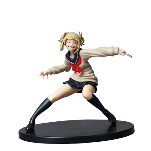 Anjinguang MHA Figur, Anime Toga Himiko Figur, Statue, Cartoon-Figur, Charakter, PVC-Modell, Sammlerfigur, Kunsthandwerk, Ornamente, Skulptur, 12 cm von Anjinguang