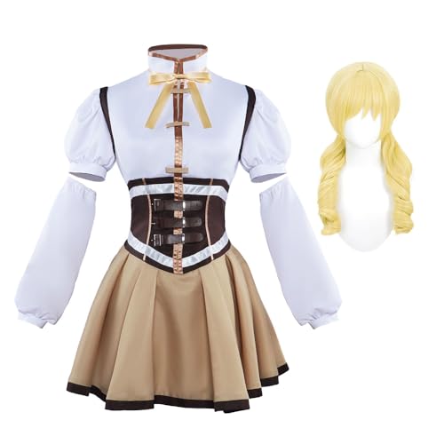 Anjinguang Mami Tomoe Cosplay Kostüm Anime Cosplay Kleidung Uniform Komplettes Set Dress Up Halloween Karneval Party Outfit für Frauen Anjinguang Mami Tomoe Cosplay Kostüm Anime Cosplay Kleidung Uniform Komplettes Set Dress Up Halloween Karneval Party Outfit für Frauen von Anjinguang