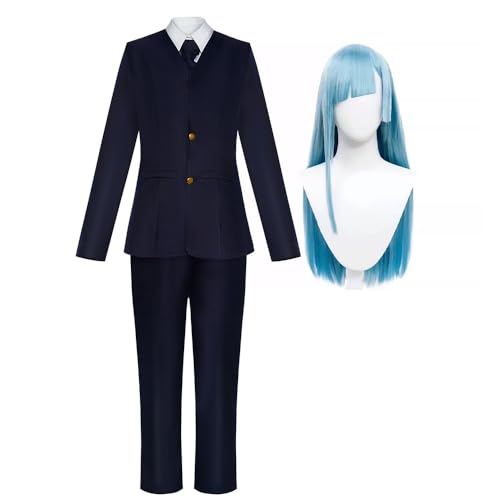 Anjinguang Miwa Kasumi Cosplay JJK Kostüm Outfits Anime Mechamaru Ultimate Kostüm Anime Hose Jacke Uniform für Halloween Party von Anjinguang