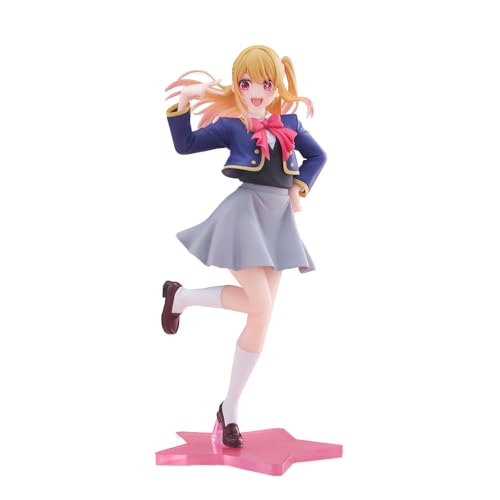 Anjinguang Oshi no Ko-Figur, Hoshino Ai Figur, Anime Hoshino Rubi Arima Kana Actionfigur (Schuluniform-Stil), 18 cm Cartoon-Charaktere, Statue-Modell für Dekoration, Sammler-Edition, Geschenke von Anjinguang