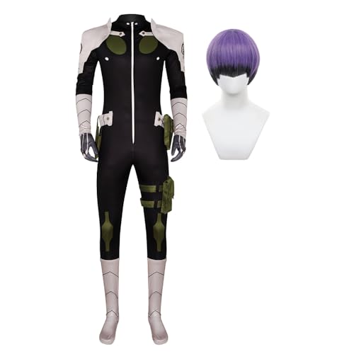 Anjinguang Soshiro Hoshina Cosplay-Kostüm, Anime-Cosplay, Overall, Kampf-Outfits, Kaiju Nr. 8, Bodysuit, Uniform für Damen, Halloween-Kostüm Anjinguang Soshiro Hoshina Cosplay-Kostüm, Anime-Cosplay, Overall, Kampf-Outfits, Kaiju Nr. 8, Bodysuit, Uniform für Damen, Halloween-Kostüm von Anjinguang