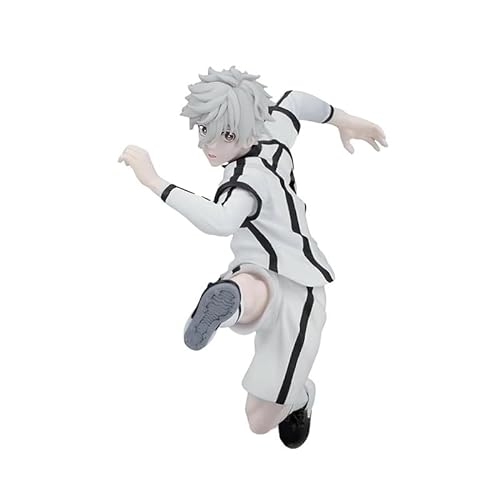 Blue Lock Figur Seishiro Nagi Reo Mikage Actionfigur, Statue, Anime, Fußballtrikot, Design-Figur, handgefertigt, Sammlerstück, Cartoon-Modell, Tischdekoration, Geschenke (PVC, 16 cm) von Anjinguang