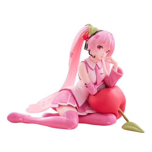 Cherry Miku Anime Figures Pink Miku Figure 12cm Sitting Figuren Cartoon Desktop Ornament PVC Statue Collection Geschenke Cherry Miku Anime Figures Pink Miku Figure 12cm Sitting Figuren Cartoon Desktop Ornament PVC Statue Collection Geschenke von Anjinguang