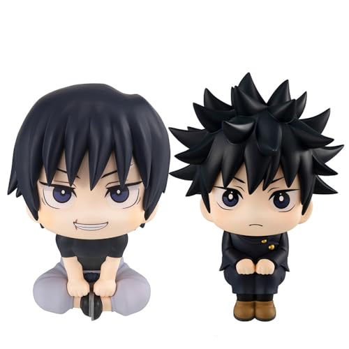 Fushiguro Megumi Figure Fushiguro Toji Statue Anime Action Figur 10cm Mini JJK Look Up Figuren Desktop Decoration Model Collection Gifts for Fans 2pcs von Anjinguang