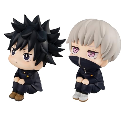 Fushiguro Megumi Figure Inumaki Toge Statue Anime Action Figur 10cm Mini JJK Look Up Figuren Desktop Decoration Model Collection Gifts for Fans 2pcs von Anjinguang