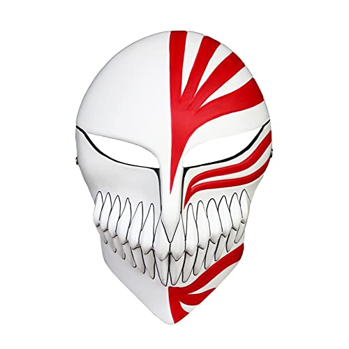 Ichigo Kurosaki Anime Mask for Halloween Cosplay Party Kurosaki Mask Easter Decoration Gift Masquerade Costume Accessories Props 25cm von Anjinguang