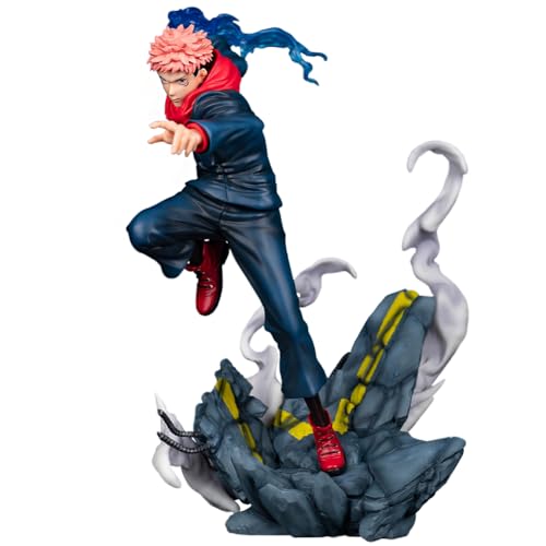 Itadori Yuji Action Figure,28cm Anime Character Itadori Yuji Figur Statue,PVC Hanmade Figuren Dccoration Model for Home,Collection von Anjinguang