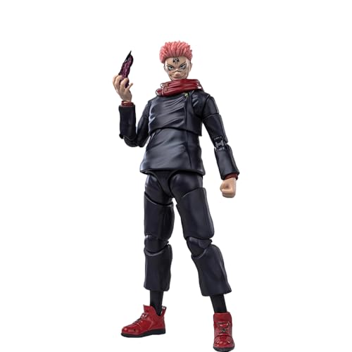 Itadori Yuji Ryomen Sukuna Figur Statuen Anime Skala Action Figur Beweglich 18cm PVC Sammelfiguren Ornament Geschenke (mit Ryomen Sukuna Finger Modell) von Anjinguang