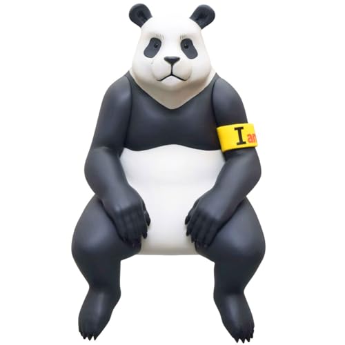 JJK Panda Action Figure,Anime Panda Figur Sitting Noodle Stopper Statue,Manga Character Figuren Collectible,Desktop Room Decor Model Anime Gift 15cm von Anjinguang