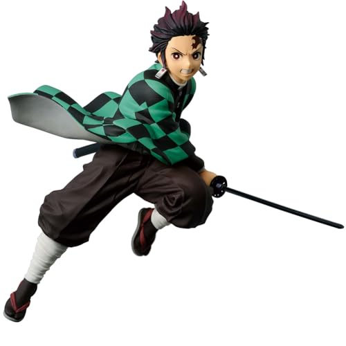 Kamado Tanjiro Action Figur Anime Charakter Figur Kampf Position Figur Statue für Sammlung Anime Dekoration 15cm von Anjinguang