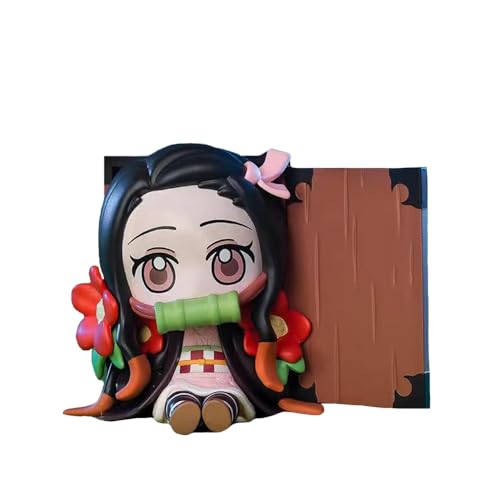 Kamado Tanjiro Nezuko Figur Look Up Mini Anime Tokitou Muichirou Figuren 10cm Hashibira Inosuke Action Figur Statue Desktop Dekoration Modell Sammlung Geschenke für Fans von Anjinguang